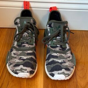 Adidas Mens NMD R1 Camo Sneakers